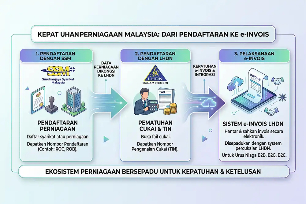 Pendaftaran perniagaan SSM untuk usahawan Malaysia